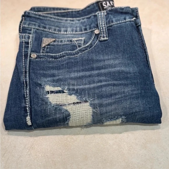 Salvage Men's Jeans Mayhem Straight Regular Fit Size 32W - Picture 11 of 12